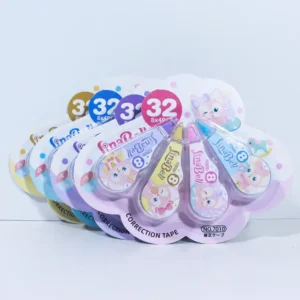 4PCS Pack Cartoon Correction Tape Cute White Out Correction Band Korean