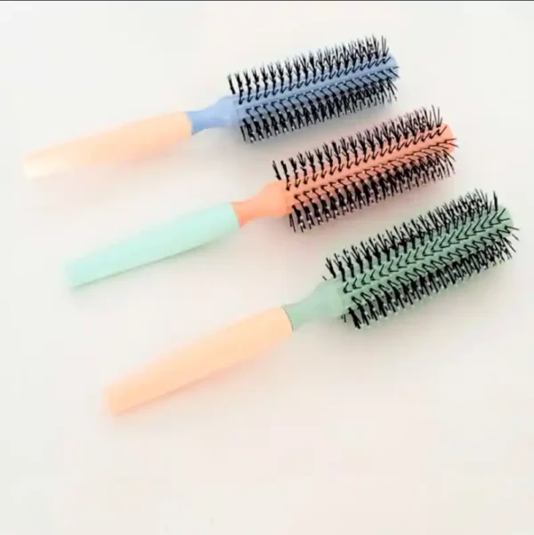 Round Nylon Hairbrush Curly Hair Styling Comb Rolling Round Brush - Image 6
