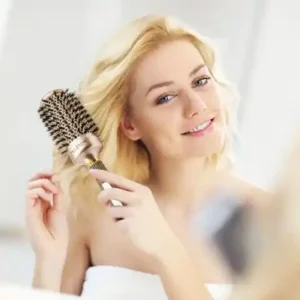 Round Nylon Hairbrush Curly Hair Styling Comb Rolling Round Brush