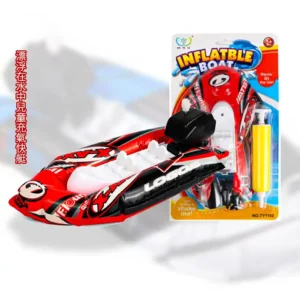Inflatable Float In Water Kids Speed Boat Wind Up Toy Water Play Game