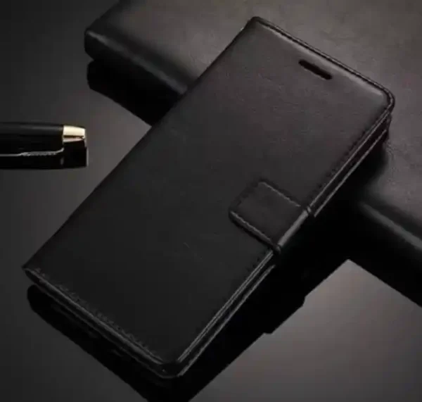 Genuine Leather Phone Case For Samsung Redmi MI Business Luxury Pouch - Image 3