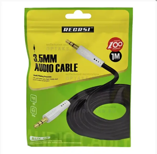1M High Quality 3.5mm Audio Extension Male Jack to Jack Cable Get On Free - Image 2