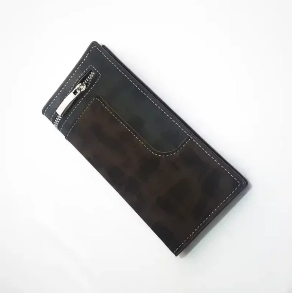 Men Wallets Long Style Quality Leather Purse Large Capacity Genuine Wallet - Image 5