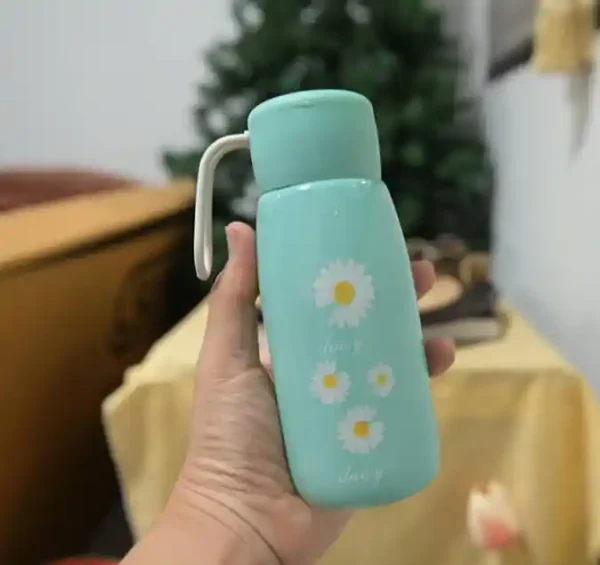 豐富多彩的 Glass Bottle | Water Cup with Strip to Hold for Beverages, Cold Coffee - Image 2