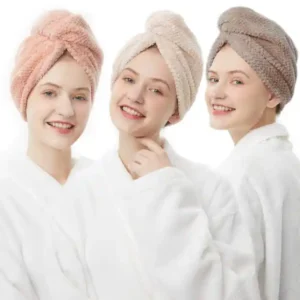 Quick Dry Hair Towel Hair Drying Towel Wrap Turban Quick Dry Absorbent Magic Cap