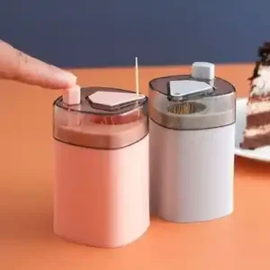 Automatic Toothpick Box Press-Type Toothpicks Holder Smart Press-Type