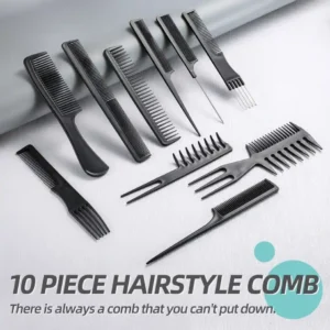 Professional Salon Styling Hair Comb 10PCS Stylists Variety Pack Women Hair Combs