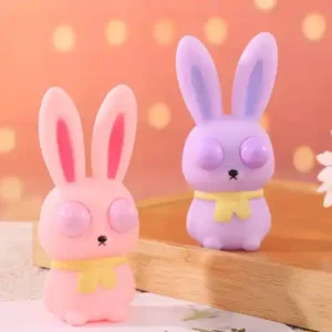 Japanese Squishy Rabbit Eye Popping Toy Eye Holding Sensory Pressure Release Toy