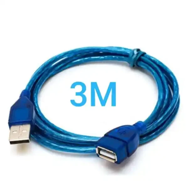 3 Meter Generic Male Female USB Extension Cord - 2.0 Fast Best Quality 3 Meter Cable - Image 6