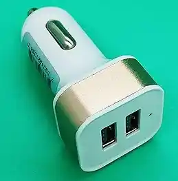 Intelligent Car Charging Dual USB Superior Speed Optimal Safety Pad, Mobile, Tab, Power bank