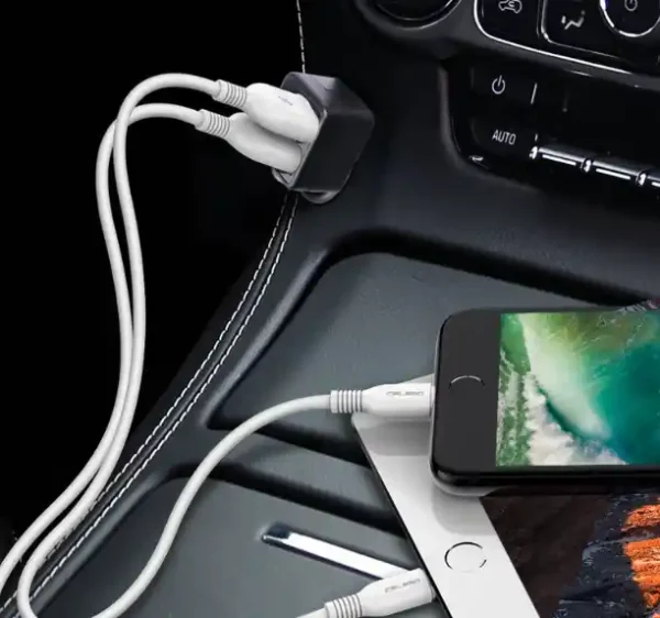 Intelligent Car Charging Dual USB Superior Speed Optimal Safety Pad, Mobile, Tab, Power bank - Image 8
