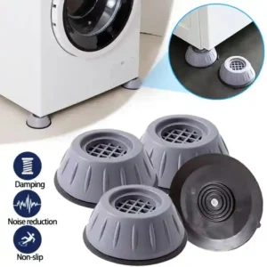 4 Pieces Anti-Vibration Non Slip Pads Life Up Washing Machine Foot Pads Universal