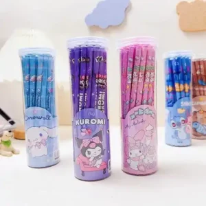 12PCS Graphite Pencil Set Korean Stationery Pencils for Children School