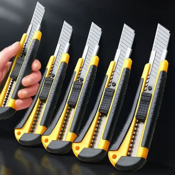 High Quality 18mm Alloy Utility Knife Sharp Artist With Multifunctional Tool - Image 6
