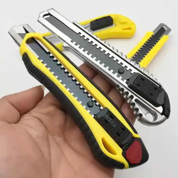 High Quality 18mm Alloy Utility Knife Sharp Artist With Multifunctional Tool - Image 7
