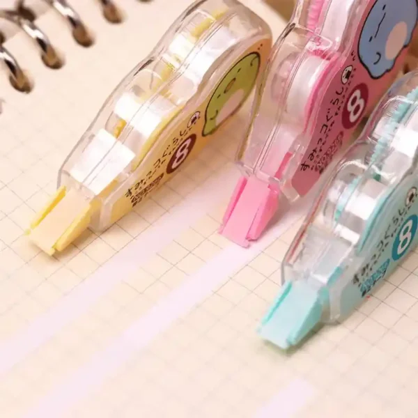 4PCS Pack Cartoon Correction Tape Cute White Out Correction Band Korean - Image 2