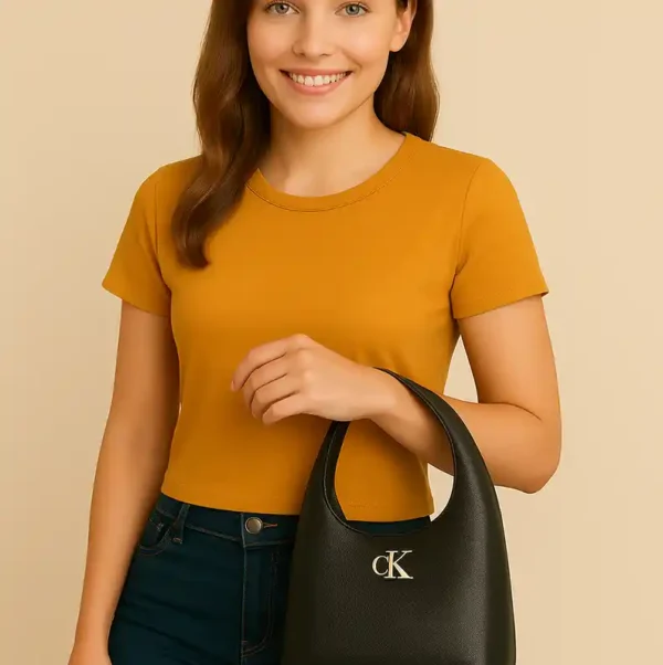 Smart Women's Crop Tops Stylish & Comfortable Plain Color Casual Tops Wear - Image 5