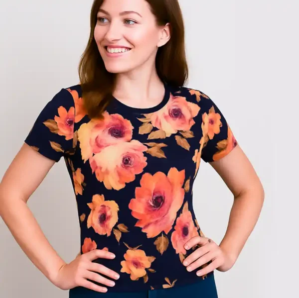 Trendy Women's Crop Tops Stylish & Comfortable Printed Casual Tops Wear