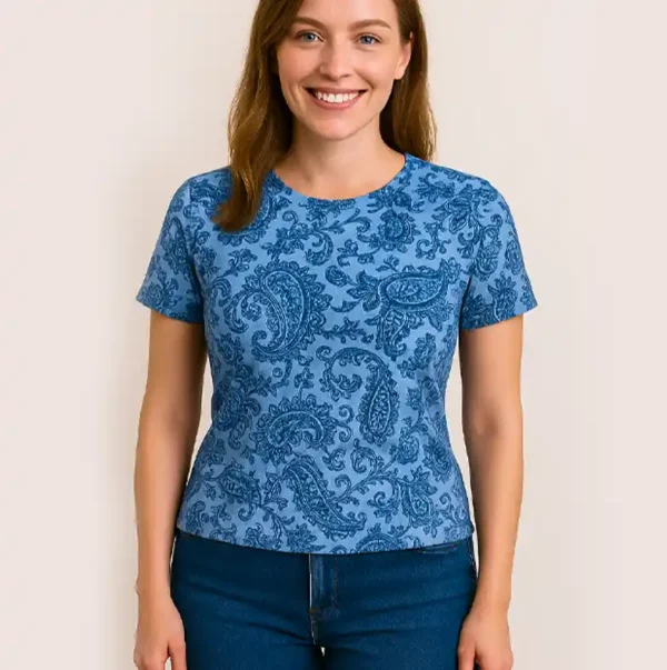 Trendy Women's Crop Tops Stylish & Comfortable Printed Casual Tops Wear - Image 3