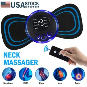 Rechargeable Electric Body Neck Massager Mini Cervical Waist Back
