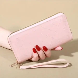 Fashion Zipper + Pocket Ladies Wallet