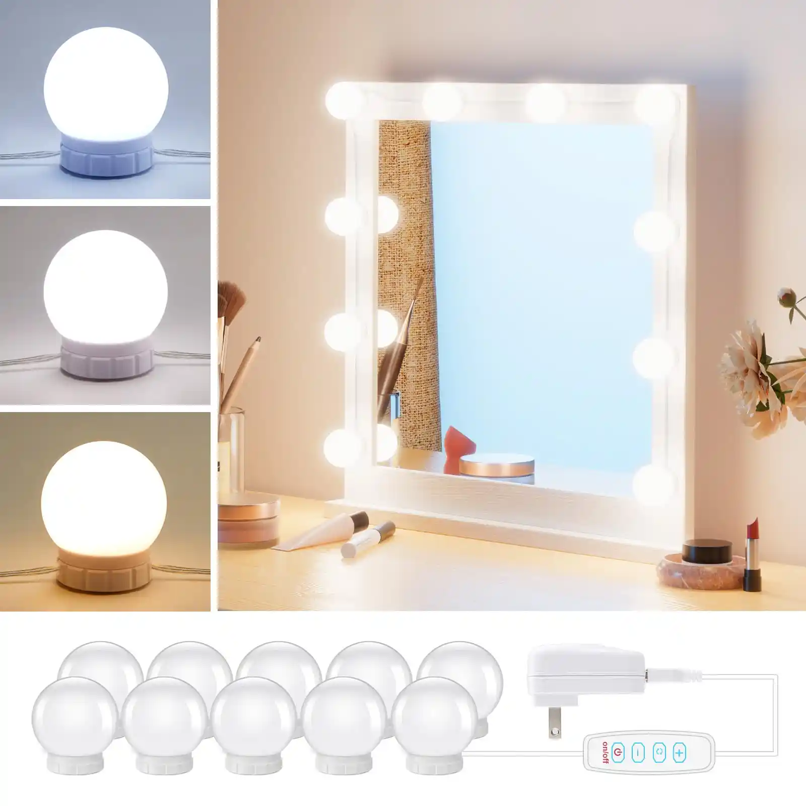 LED Vanity Mirror Makeup Light Set - Image 4