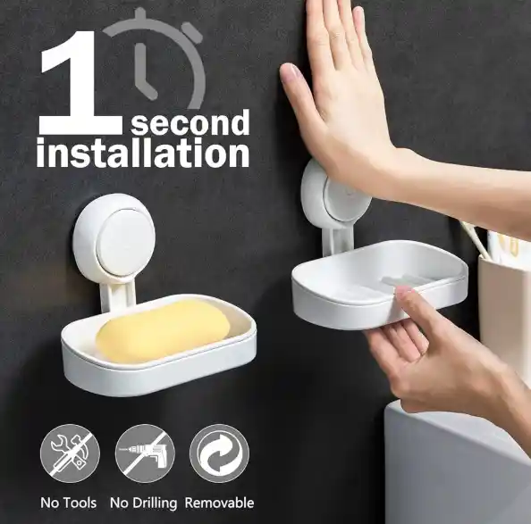 New Vacuum Suction Cup Soap Box