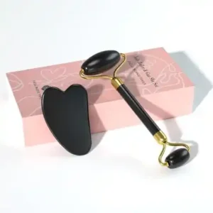 Face Massager Roller & Gua Sha Set