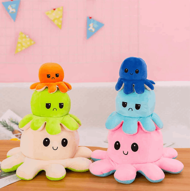 Double Side Happy Reversible Octopus