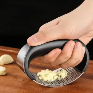 Kitchen Stainless Steel Garlic Press Crusher