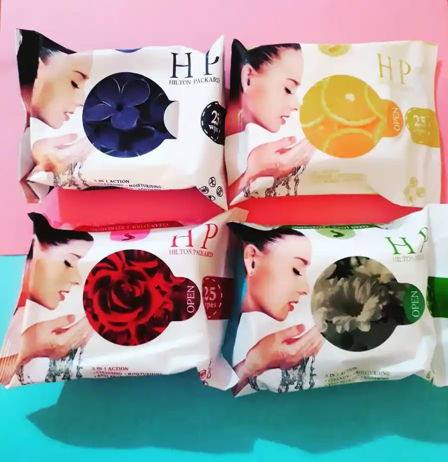 25 PCS Perfume Wet Tissue Pack For Girls