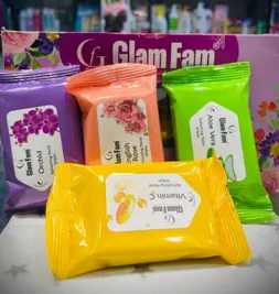 15 PICS Makeup Wet Tissue Wipes For Girls