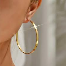 Stylish Modern Touching Gold Eye Ring 🧡