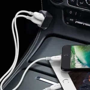 New Dual USB Port Car Power Charger