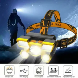 Outdoor Indoor Powerful Head Flashlight
