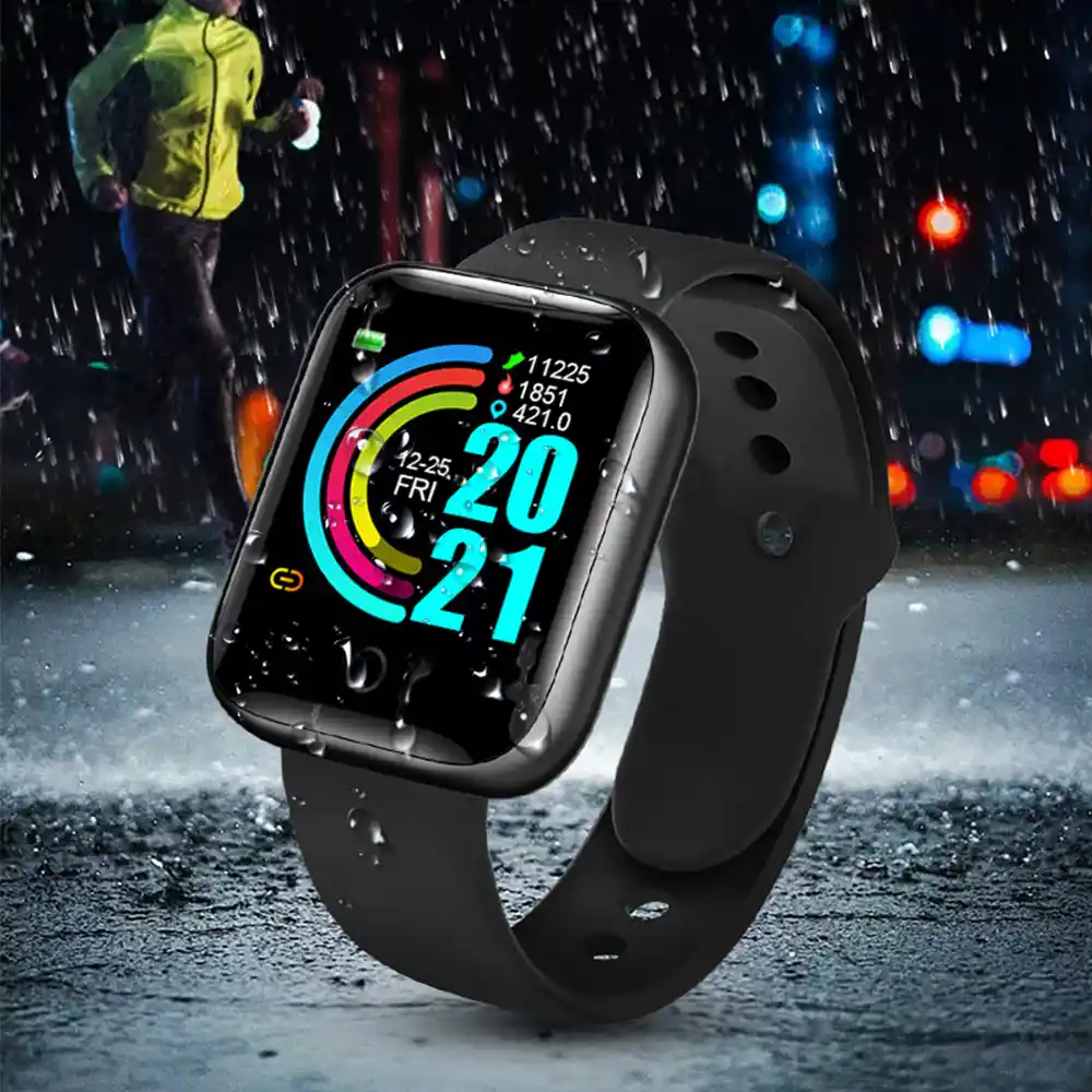 Rainbow Digital LED Sport Watch Kids Men Women Silicone