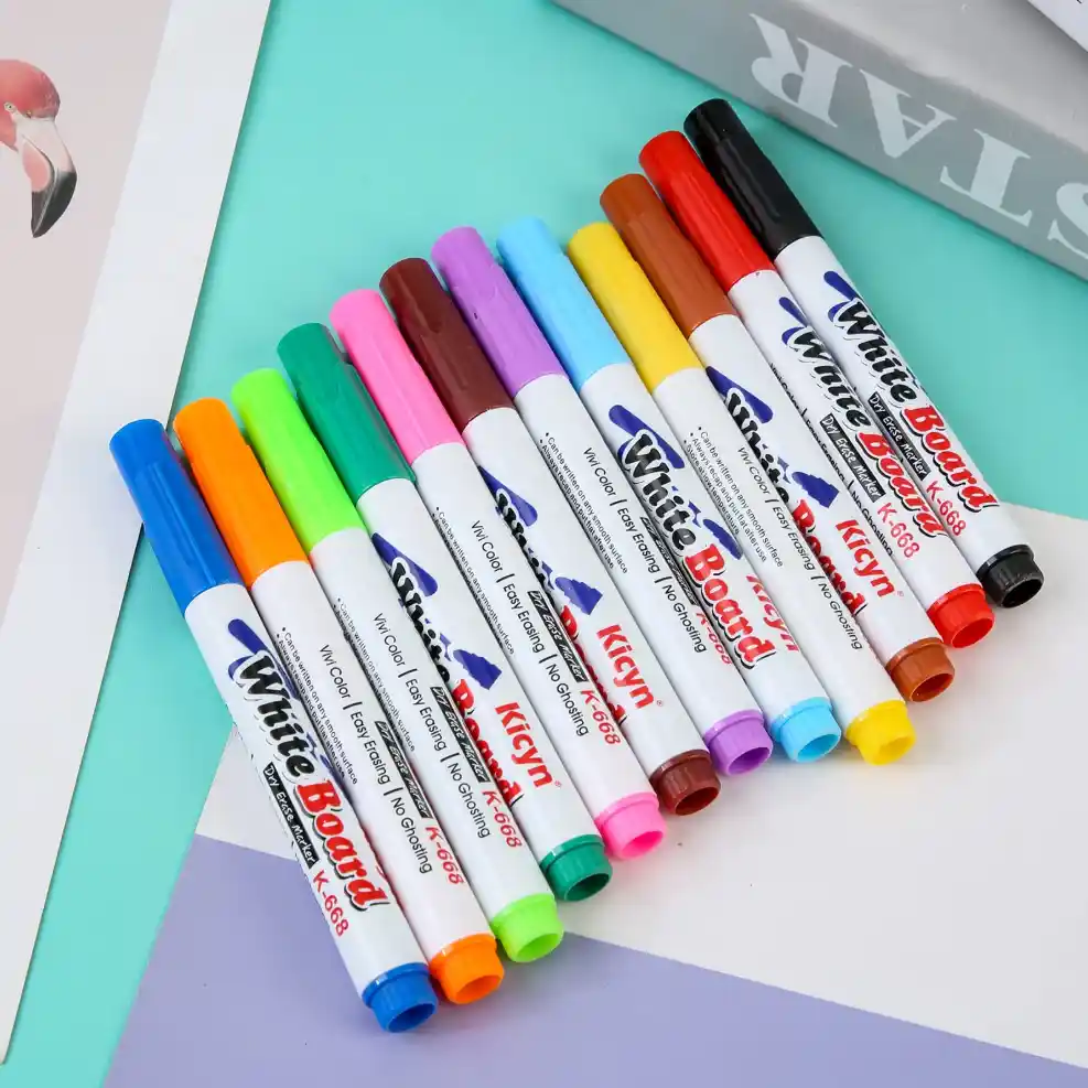 Versatile White Board Pen Colors Pack