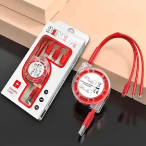 3-in-1 Retractable Fast Charging Cable