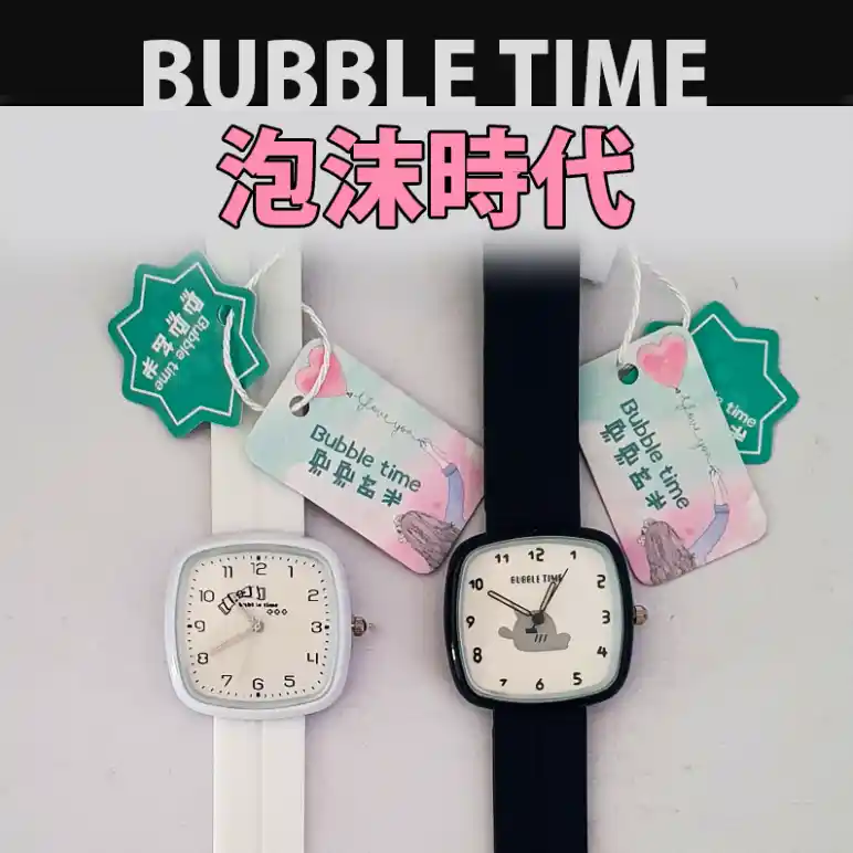 "Bubble Time" Cute Ladies Watch - Minimalist Design - Image 2