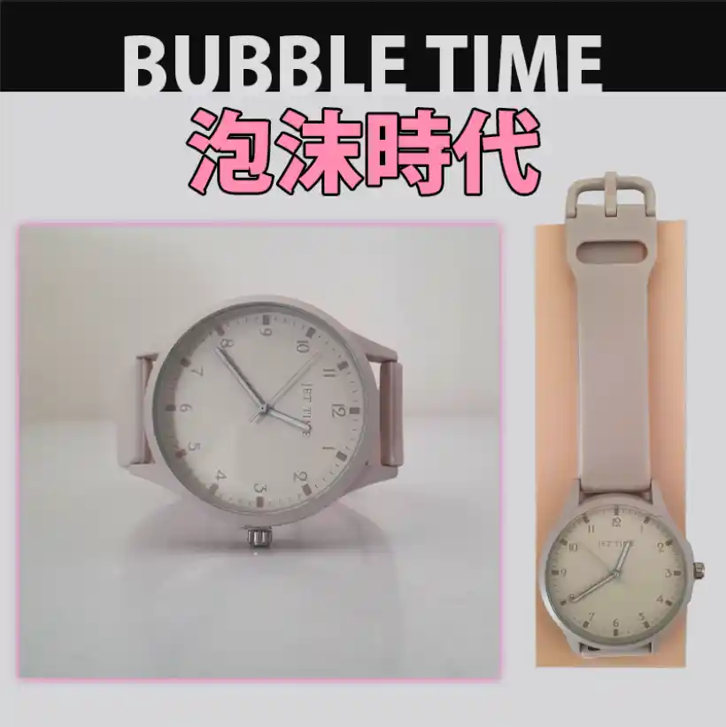"Bubble Time" Cute Ladies Watch - Minimalist Design - Image 4
