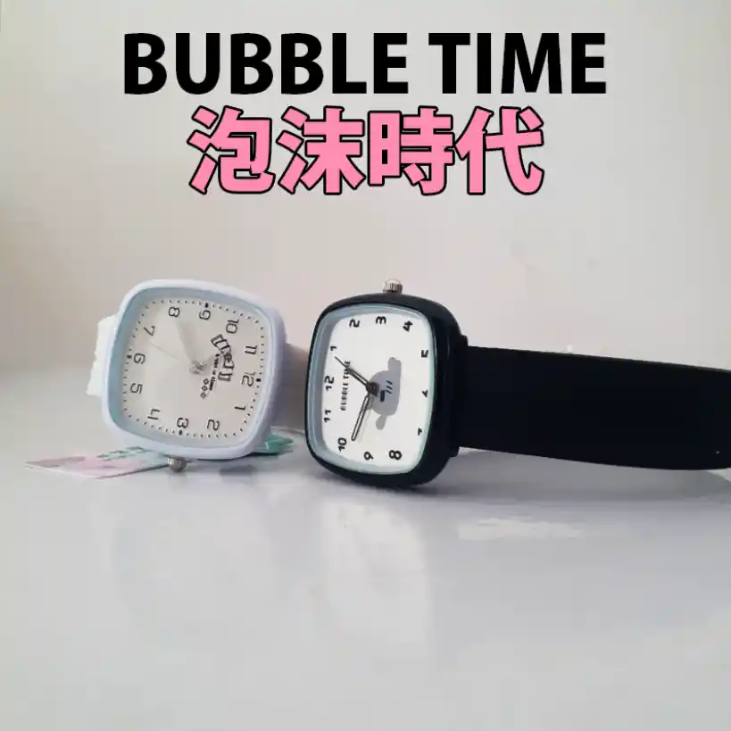 "Bubble Time" Cute Ladies Watch - Minimalist Design - Image 3