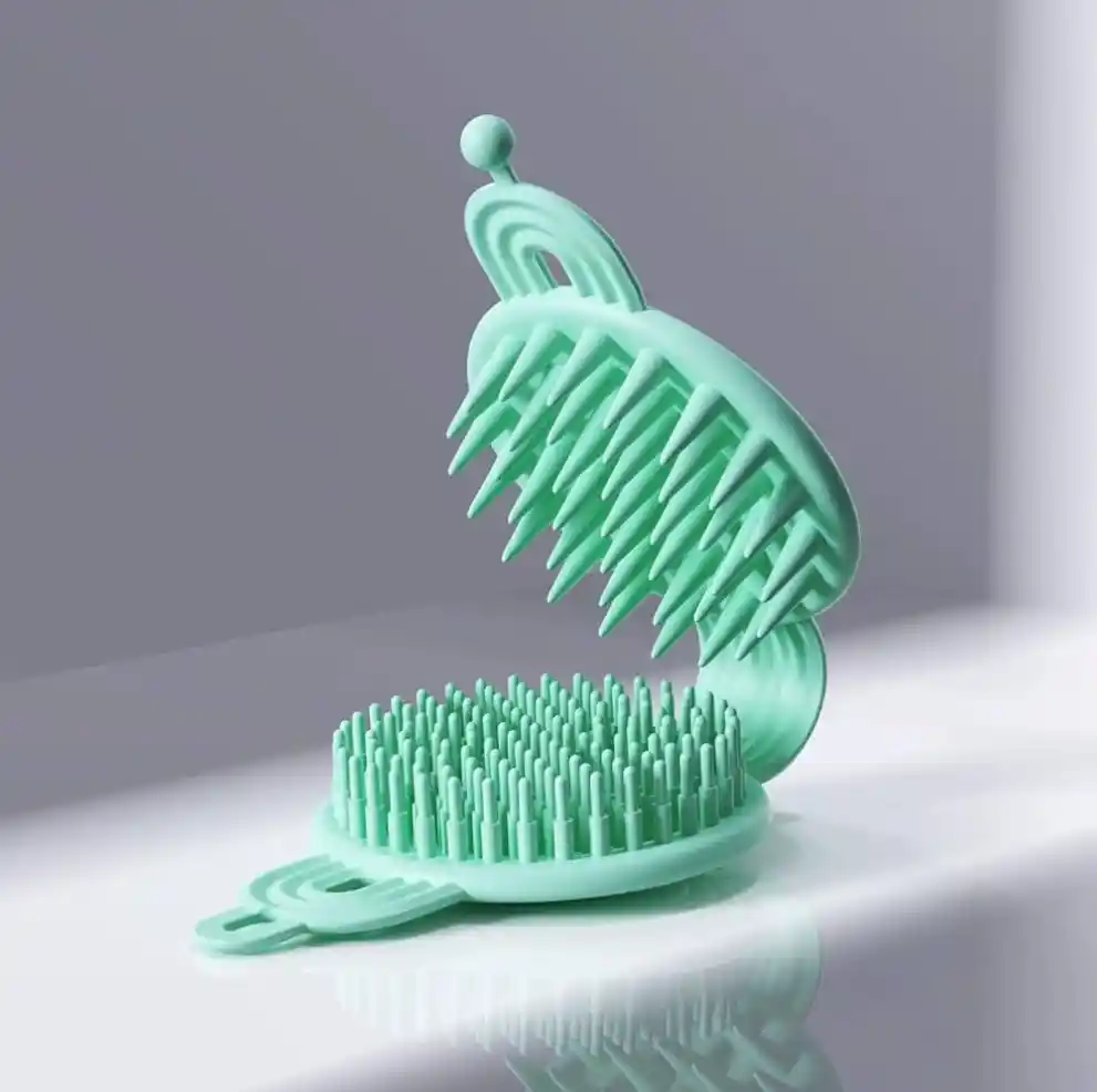 Versatile Silicone Double-Sided Scrub Brush Hair & Body