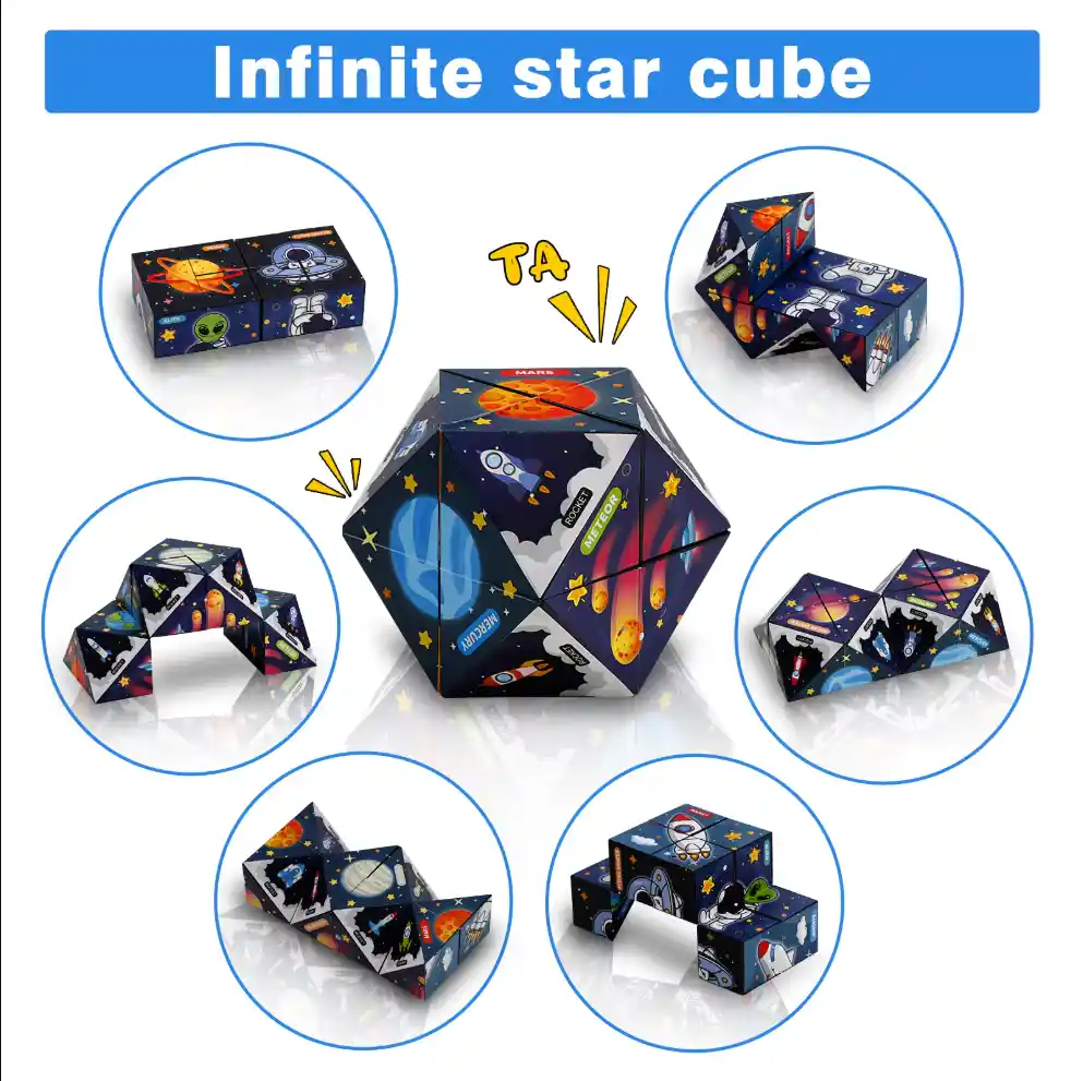 Infinite Star Cube – The Ultimate Satisfaction Toy - Image 2