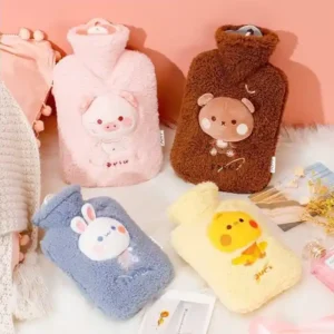 Cute Plush Hot Water Bag Stay Warm Ladies