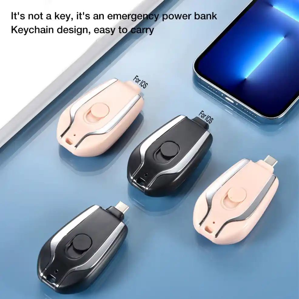 Mini Power Bank Emergency Keychain – Small, Smart