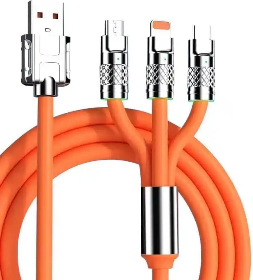Premium Metal Fast-Charging 3-in-1 Super Cable - Image 7
