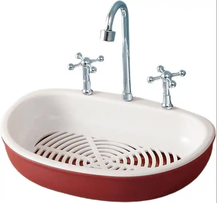 Sink -Shape Soap Holder Keep Soap Dry And Clean - Image 3