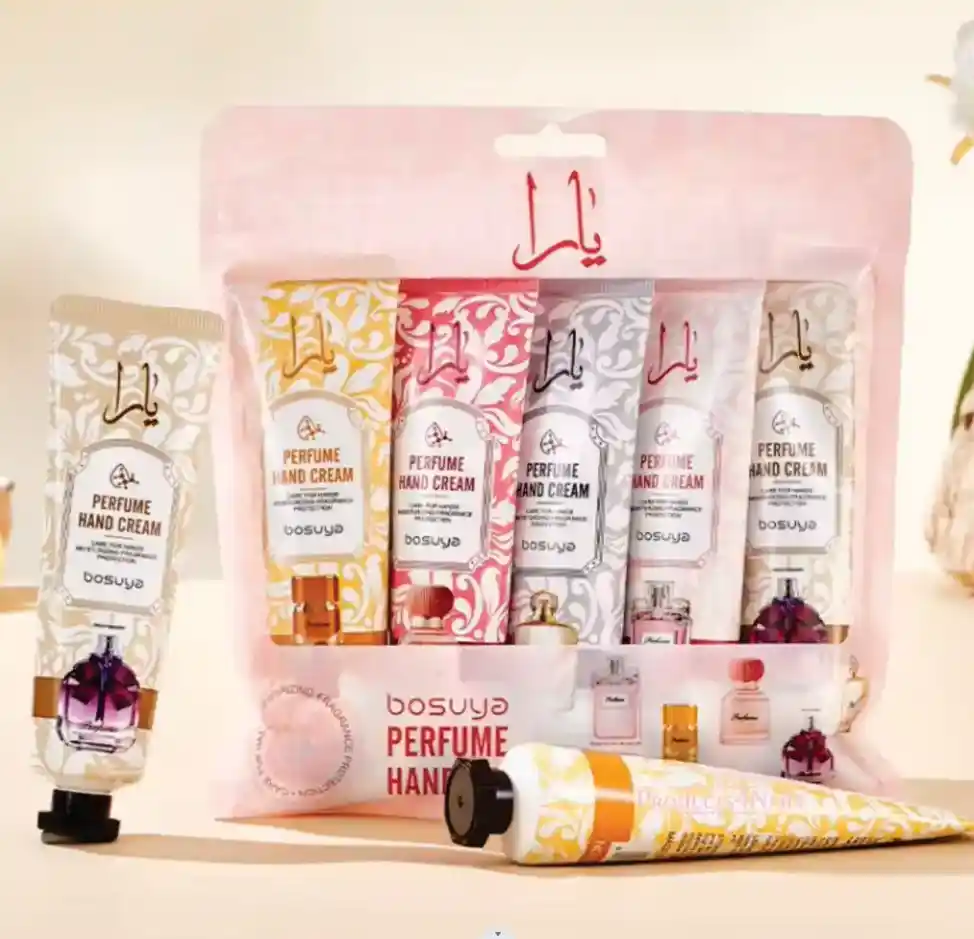 Pro Luxury Fragrance 5 Pcs Perfume Hand Cream Set