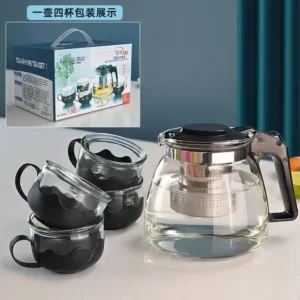 Elegant Glass Tea Set – A Perfect Brew, Every Time 🍵