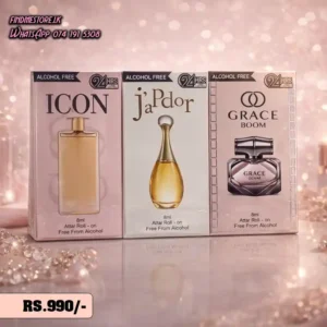 24HRS Luxury Roll-On Alcohol Free Perfume Pack